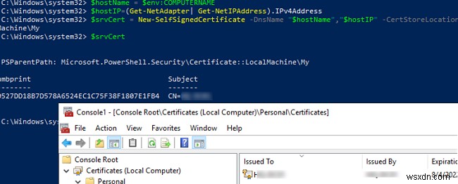 Định cấu hình PowerShell Remoting (WinRM) qua HTTPS 