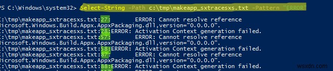 Grep trong PowerShell bằng Select-String Cmdlet 