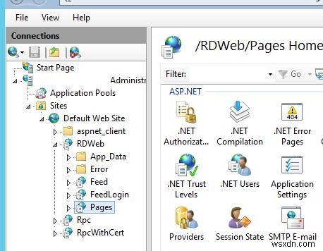 Làm thế nào để thay đổi mật khẩu đã hết hạn thông qua truy cập web từ xa trên máy tính để bàn trên Windows Server? 