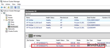 Thay thế một đĩa vật lý không thành công trong không gian lưu trữ trực tiếp trên Windows Server 2016 