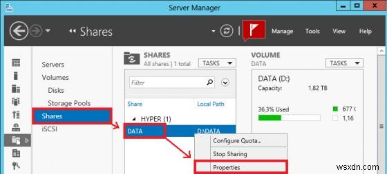 Làm cách nào để kích hoạt tính năng liệt kê dựa trên quyền truy cập (ABE) trên Windows Server? 