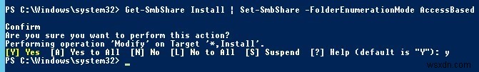 Làm cách nào để kích hoạt tính năng liệt kê dựa trên quyền truy cập (ABE) trên Windows Server? 