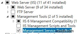 Quản lý IIS từ xa trong Windows Server 2016/2012 R2 