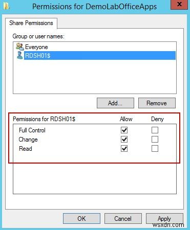 Đĩa hồ sơ người dùng trên Windows Server 2012 R2 / 2016 RDS 