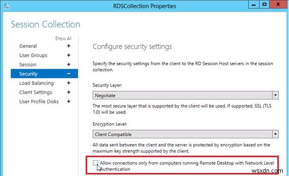Windows XP không thể RDP sang Windows 10 / Server 2012R2 / 2016 RDS 