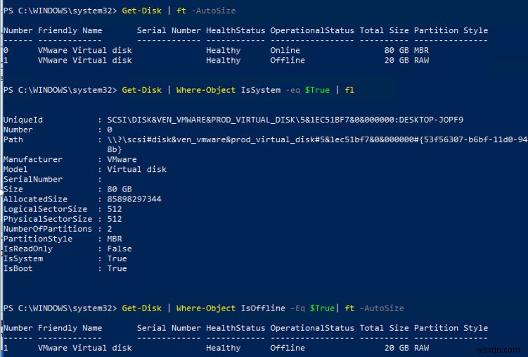 Quản lý đĩa và phân vùng với Windows PowerShell 