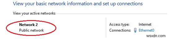 Làm cách nào để thay đổi vị trí mạng từ Công khai sang Riêng tư trên Windows 10 / Windows Server 2016? 