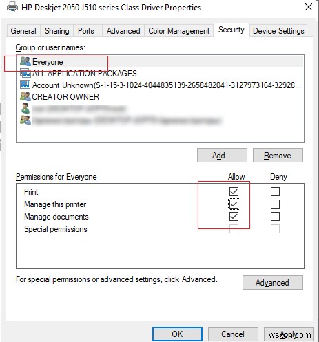 Chia sẻ tệp ẩn danh và máy in mà không cần mật khẩu trong Windows 10 / Server 2016 
