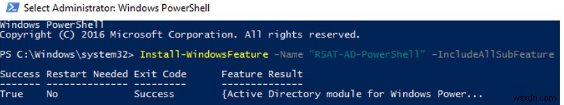 Làm thế nào để cài đặt và sử dụng mô-đun Active Directory PowerShell? 