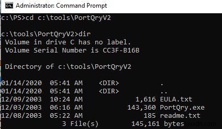 Sử dụng PortQry để kiểm tra các cổng mở TCP / UDP (Máy quét cổng) 