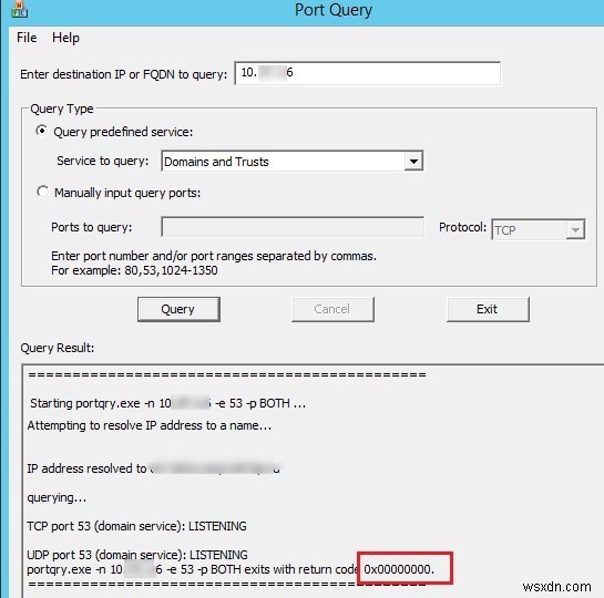 Sử dụng PortQry để kiểm tra các cổng mở TCP / UDP (Máy quét cổng) 