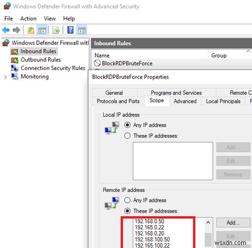 RDP Brute Force Protection với PowerShell và Windows Firewall Rules 