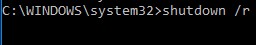 Tắt / Khởi động lại Windows bằng Command Prompt (CMD) 