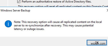 Làm thế nào để Khôi phục Active Directory từ một bản sao lưu? 