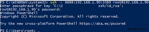 Chuyển tiếp cổng SSH gốc (Đường hầm) trên Windows 10 