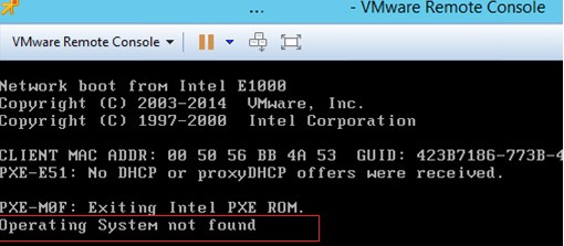 Lỗi khởi động Windows:Không tìm thấy hệ điều hành 