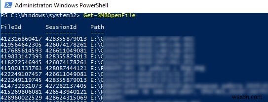 Làm thế nào để xem và đóng tệp đang mở trong Windows Server SMB Share? 