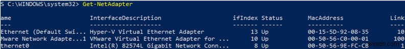 Định cấu hình cài đặt bộ điều hợp mạng với PowerShell:Địa chỉ IP, DNS, Cổng mặc định, Đường dẫn tĩnh 