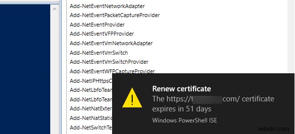 Kiểm tra ngày hết hạn chứng chỉ SSL / TLS với PowerShell 