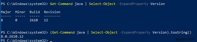 Làm thế nào để Kiểm tra hoặc Cập nhật Phiên bản Java trong Windows bằng PowerShell? 