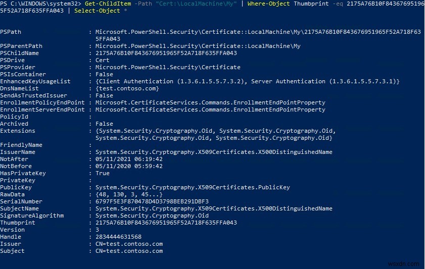 Làm cách nào để tạo chứng chỉ tự ký trong Windows với PowerShell? 