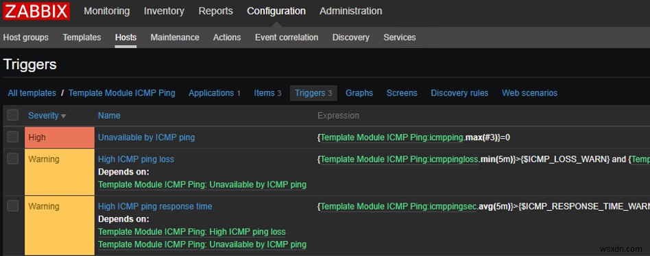 Zabbix - Kiểm tra Ping ICMP đơn giản 