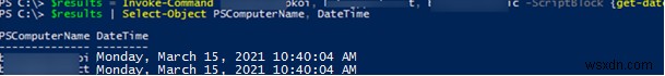 Sử dụng PowerShell Invoke-Command để chạy tập lệnh trên máy tính từ xa 