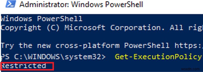 Định cấu hình chính sách thực thi tập lệnh PowerShell 