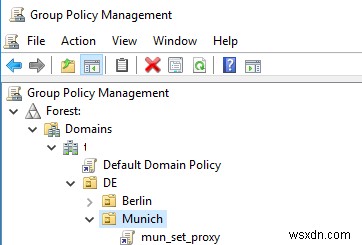 Định cấu hình cài đặt proxy trên Windows bằng tùy chọn chính sách nhóm 