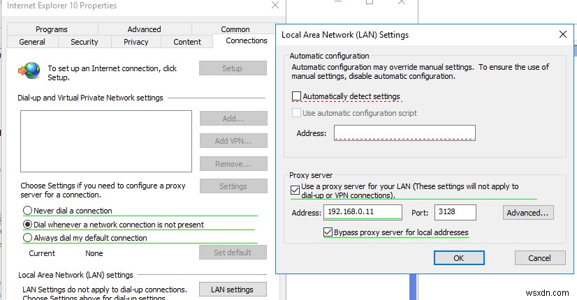 Định cấu hình cài đặt proxy trên Windows bằng tùy chọn chính sách nhóm 