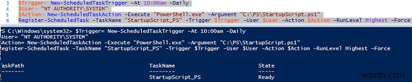 Cách tạo và quản lý công việc đã lên lịch với PowerShell? 