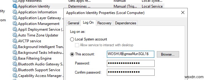 Sử dụng tài khoản dịch vụ được quản lý (MSA và gMSA) trong Active Directory 