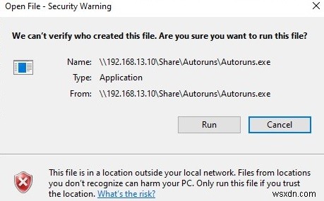 Làm cách nào để tắt “Mở tệp - Cảnh báo bảo mật” trên Windows 10? 