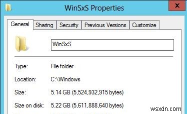 Dọn dẹp an toàn thư mục WinSXS trong Windows Server 2012 