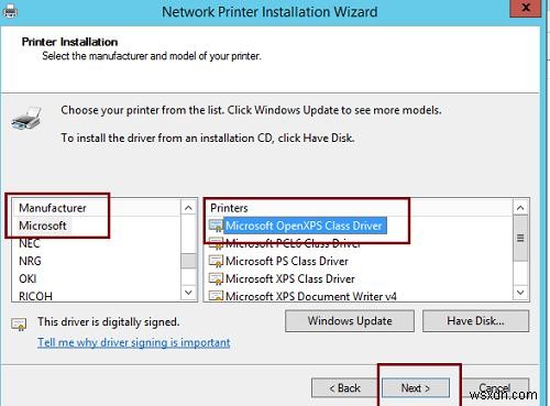 Nhóm máy in:Cách định cấu hình Nhóm máy in trong Windows Server 2012 R2 