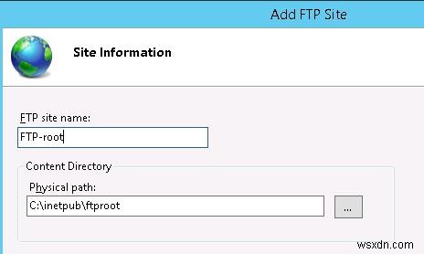 FTP qua SSL (FTPS) trên Windows Server 2012 R2 