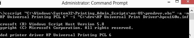 Quản lý máy in từ Command Prompt trong Windows 10 / 8.1 