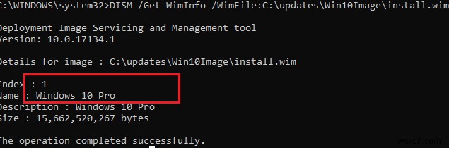 Tích hợp Windows Updates vào Windows 10 Install Image 