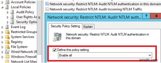 Làm thế nào để vô hiệu hóa xác thực NTLM trong miền Windows? 
