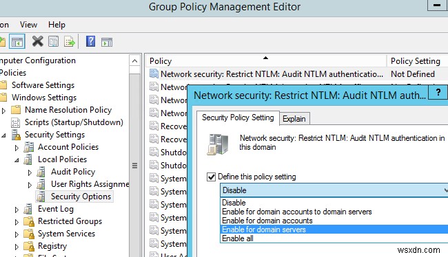 Làm thế nào để vô hiệu hóa xác thực NTLM trong miền Windows? 