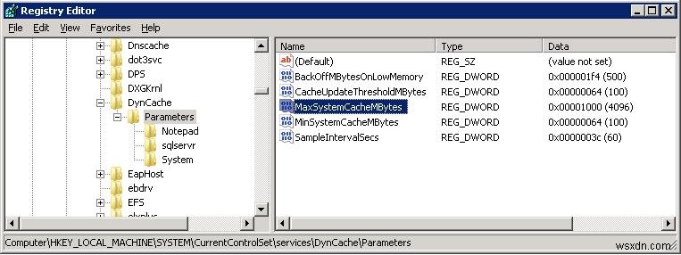 Khắc phục việc sử dụng bộ nhớ cao bằng Metafile trên Windows Server 2008 R2 