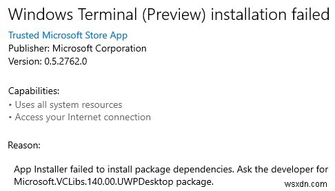 Làm cách nào để tải xuống tệp APPX từ Microsoft Store để cài đặt ngoại tuyến? 