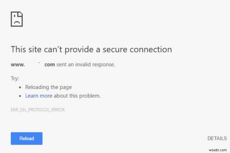 Lỗi SSL:Trang web này không thể cung cấp kết nối an toàn trong Chrome, Opera &Chromium 