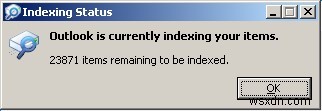 Khắc phục:Tìm kiếm Microsoft Outlook không hoạt động trên Windows 10/11 