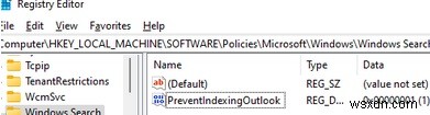 Khắc phục:Tìm kiếm Microsoft Outlook không hoạt động trên Windows 10/11 