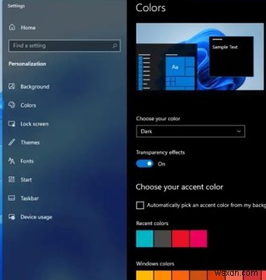 Danh sách đầy đủ các lệnh Ms-Settings URI trên Windows 11 