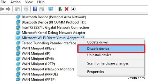 Làm thế nào để vô hiệu hóa hoặc gỡ bỏ bộ điều hợp ảo Microsoft Wi-Fi Direct trong Windows? 