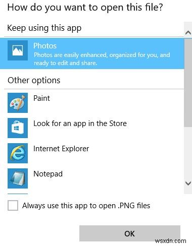 Cách khôi phục Windows Photo Viewer trong Windows 10 