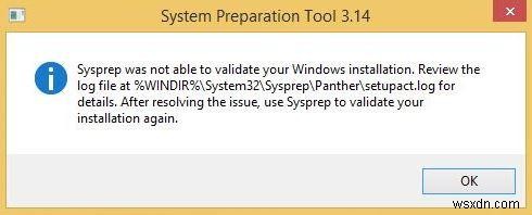 Cách chạy SysPrep trên Windows được nâng cấp 